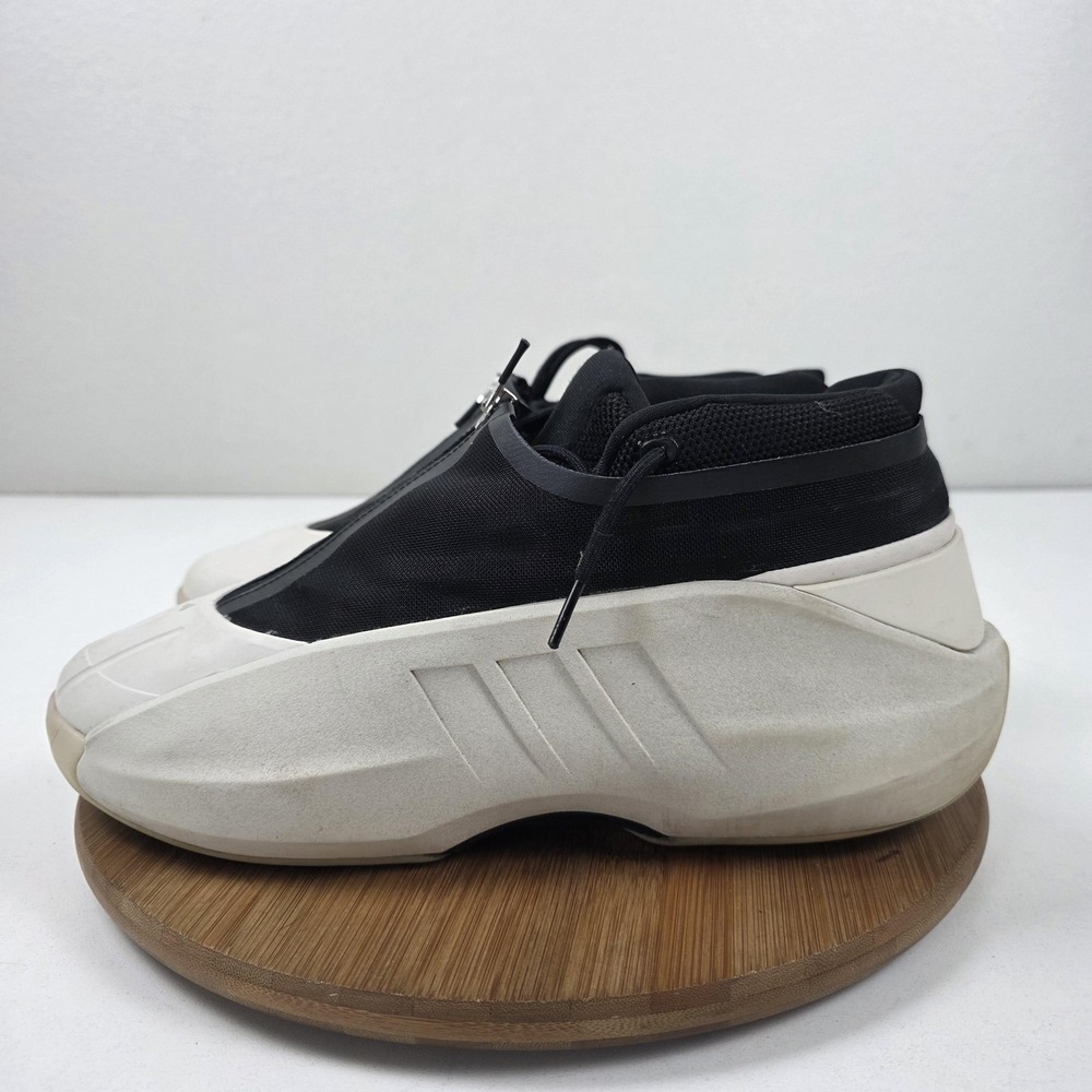 Adidas Crazy IIInfinity Shoes Mens Size 12.5 Black Basketball Sneakers AIE3079
